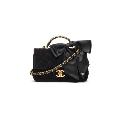 CHANEL MASTER MINI FLAP BAG WITH TOP HANDLE AS5875 (20*13*6cm)